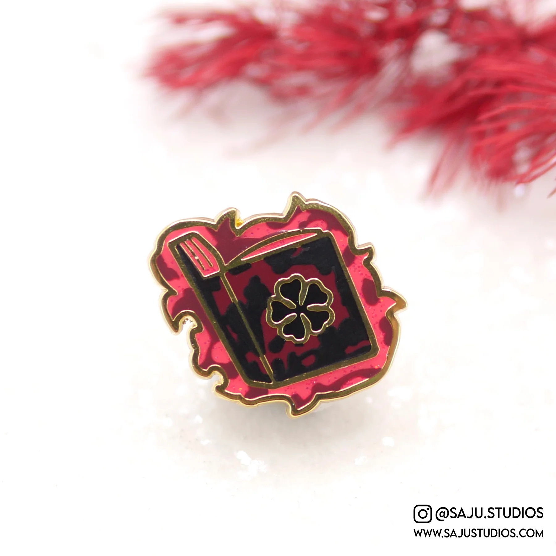 Asta Book Enamel Pin