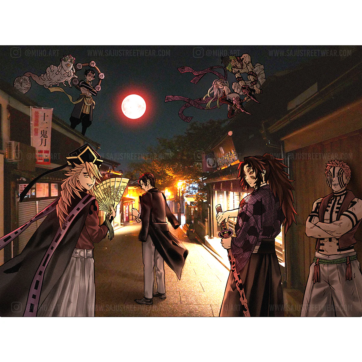 Demons in Kyoto Print - Image 2