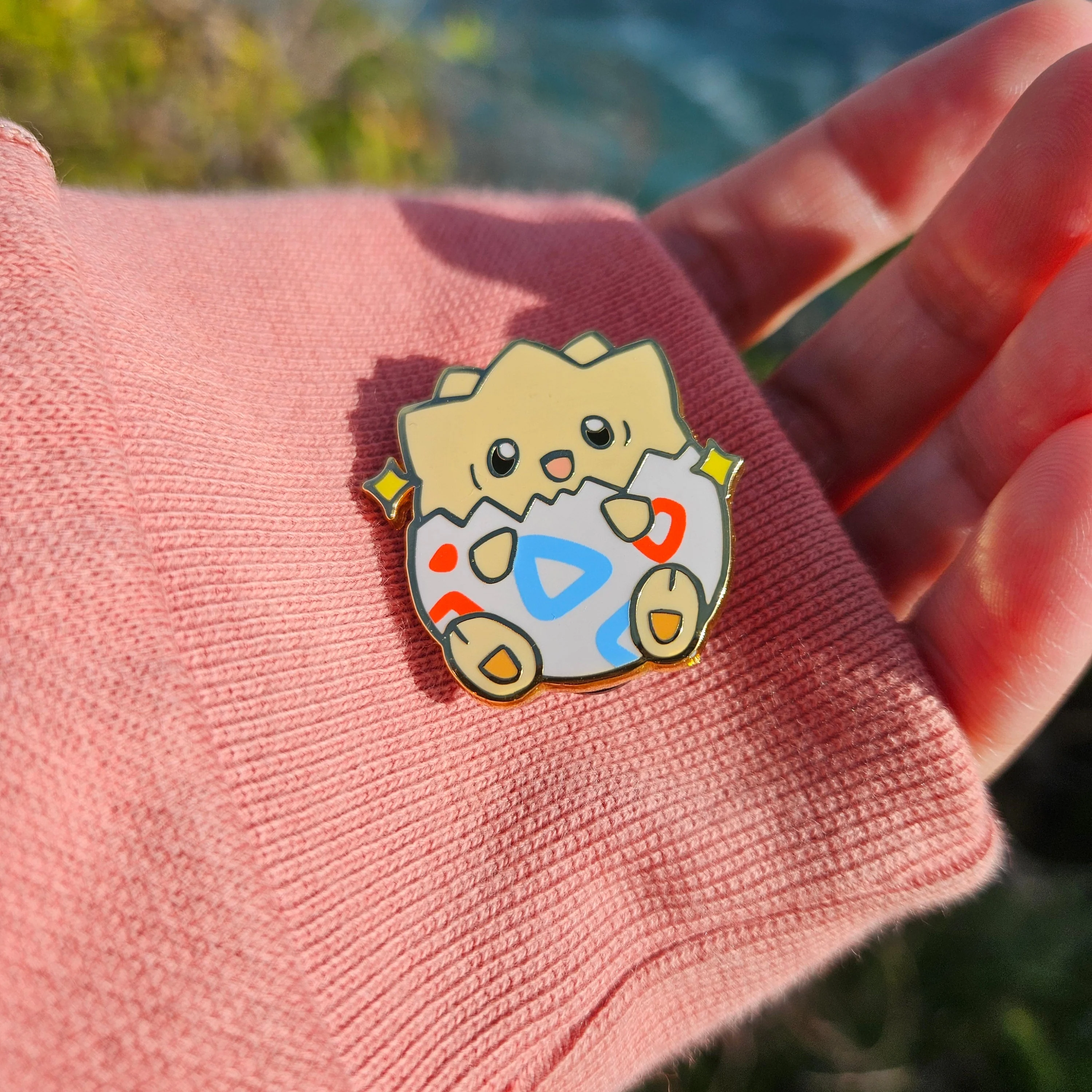 Fairy Egg Enamel Pin - Image 2