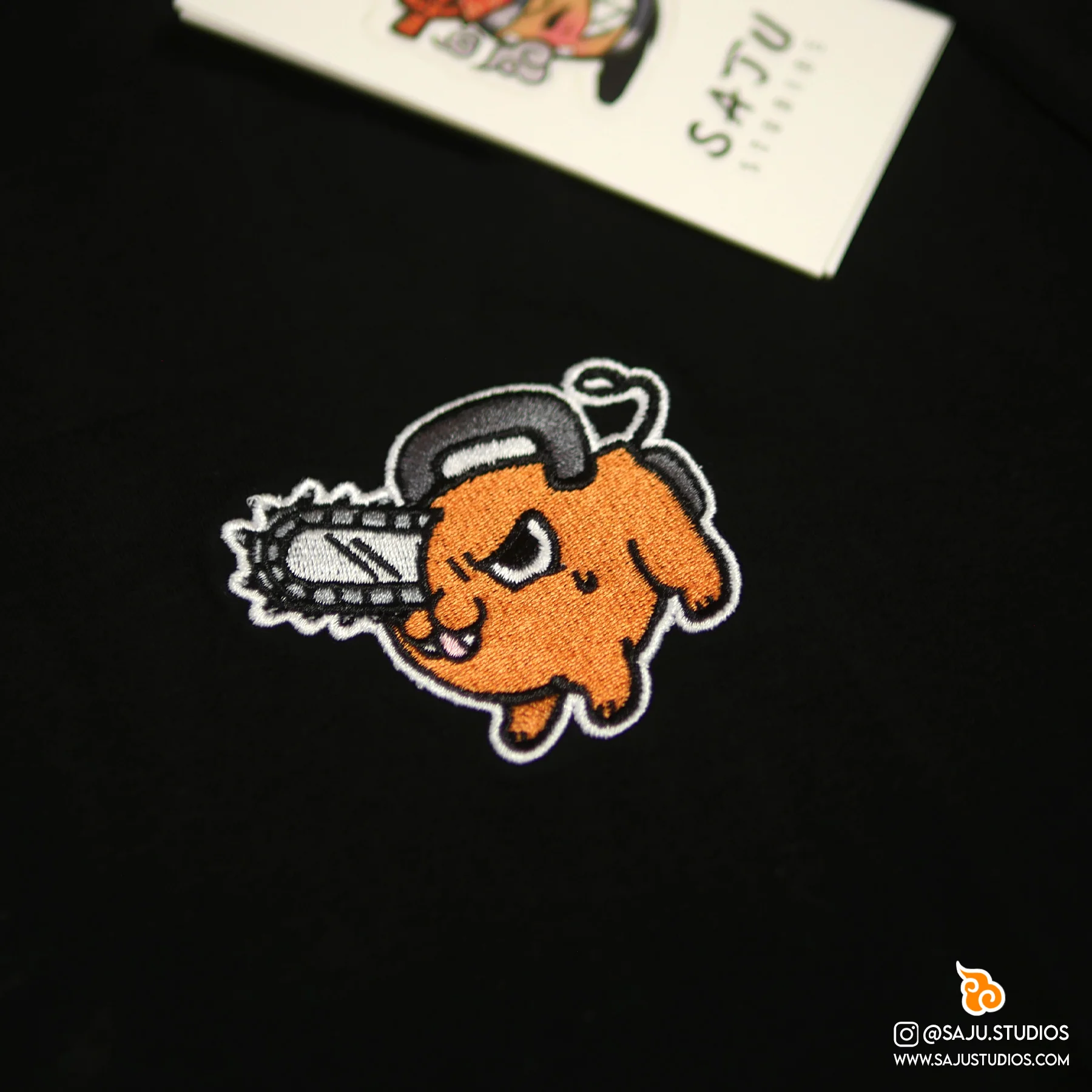Chainsaw Shirt [Embroidered & Double-Sided] - Image 4