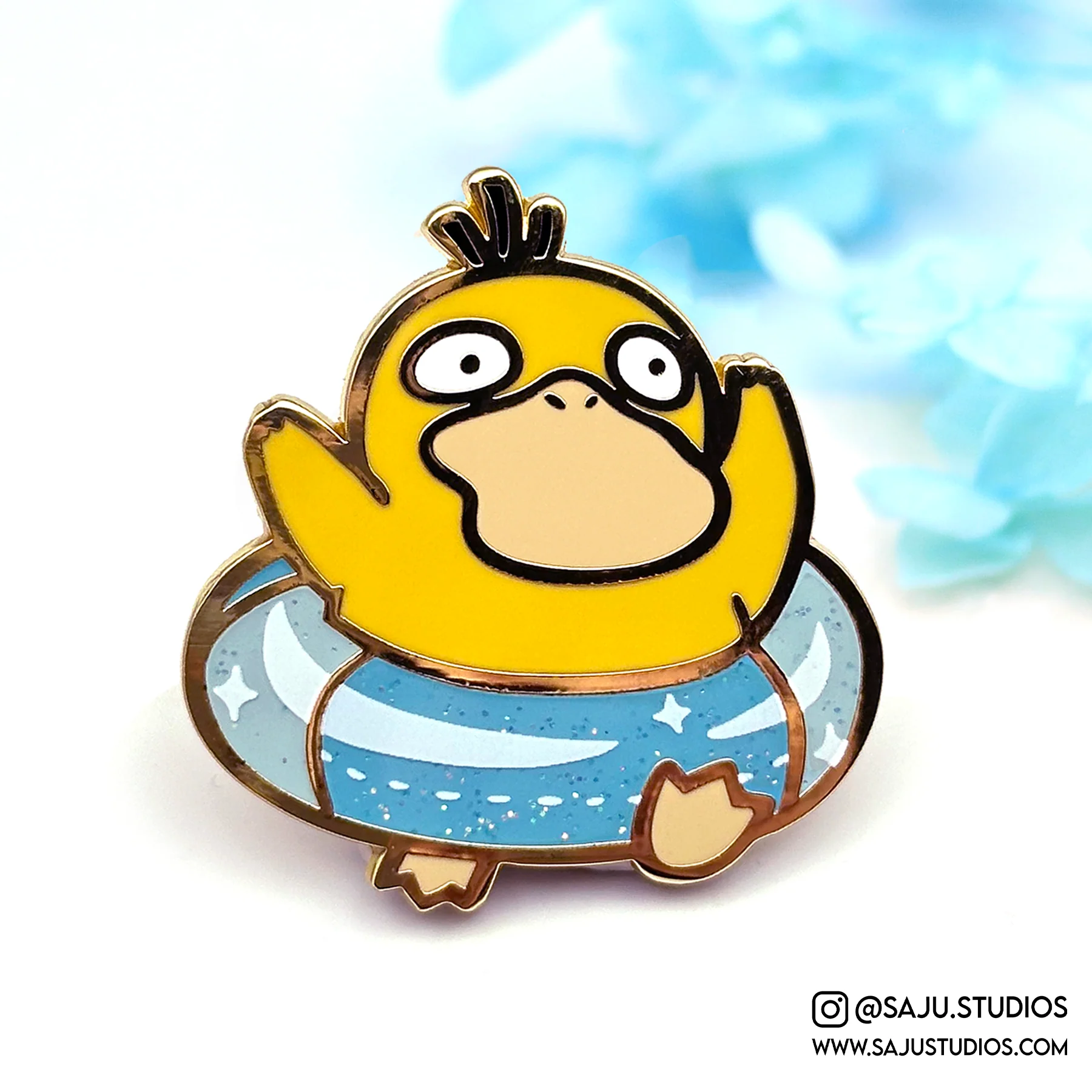 Floatie Duck Enamel Pin