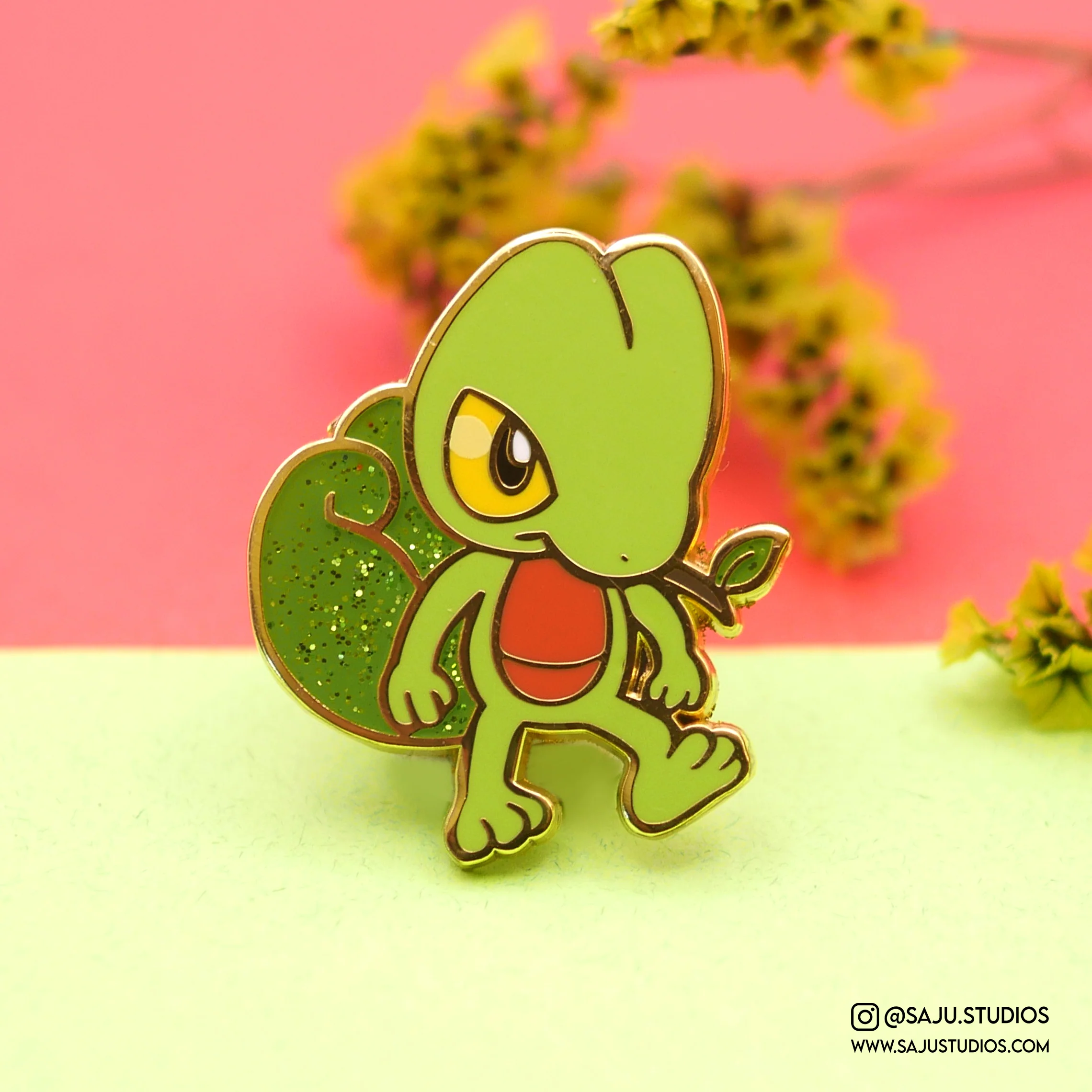 Gecko Enamel Pin - Image 2