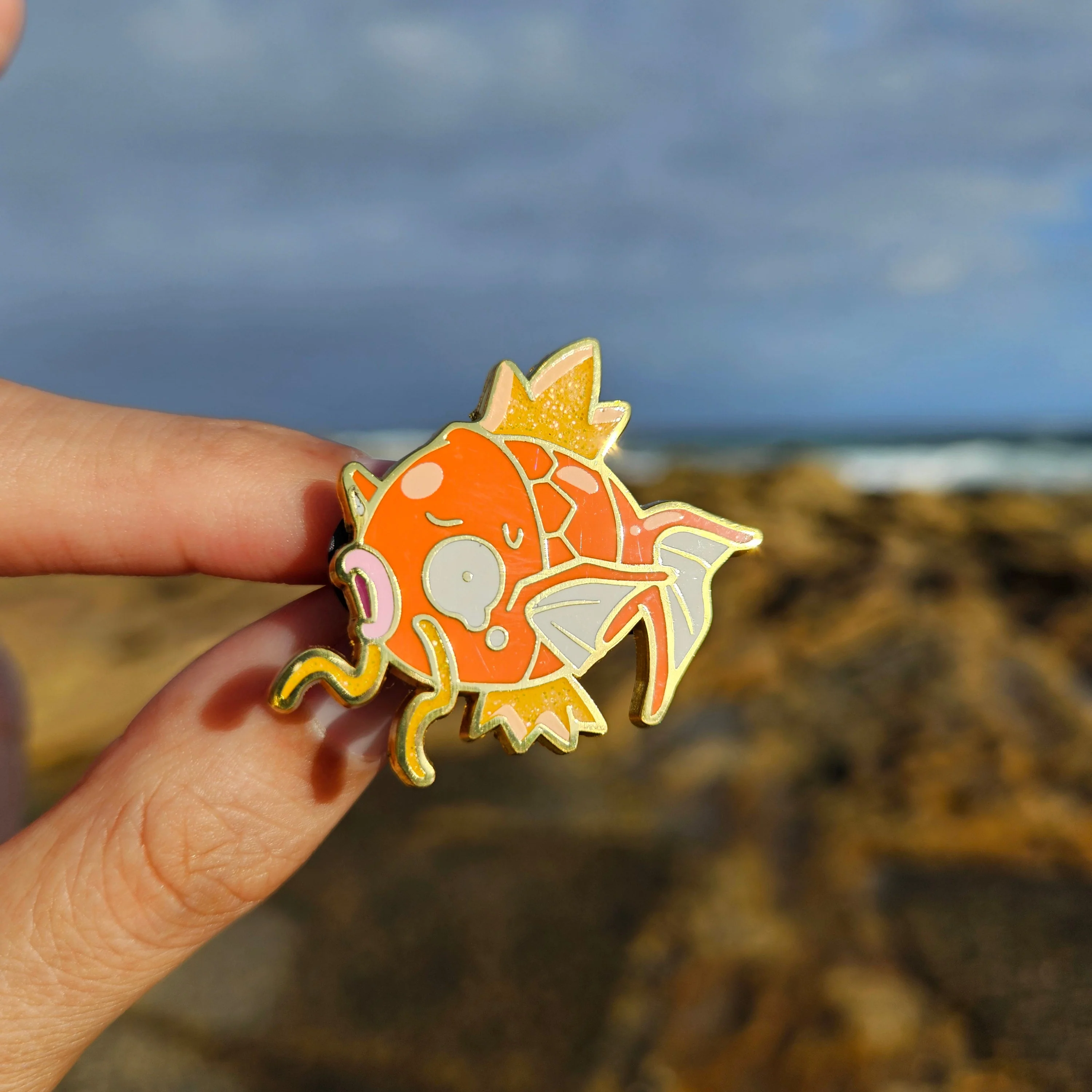 Goldfish Enamel Pin - Image 3
