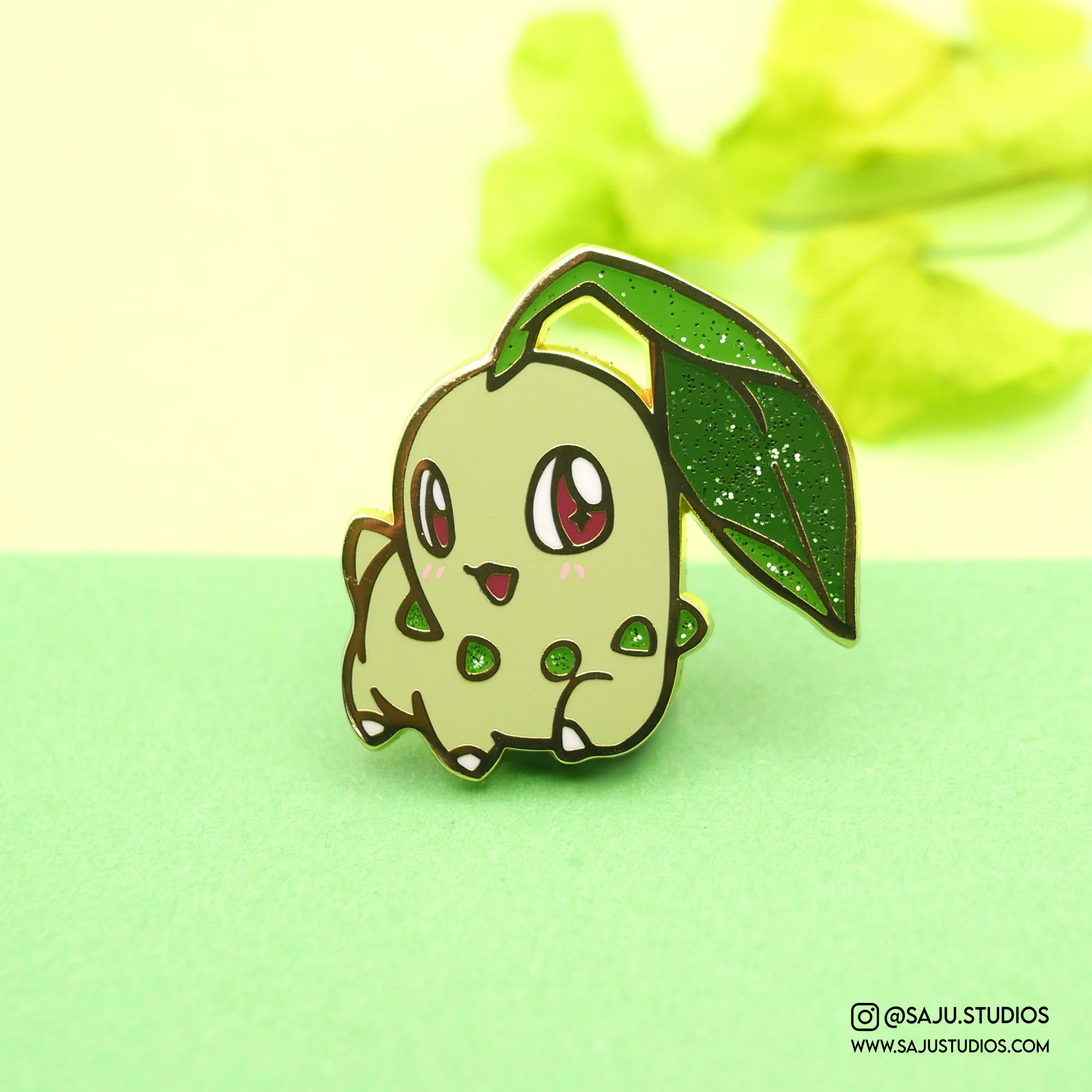 Grass/Leaf Enamel Pin