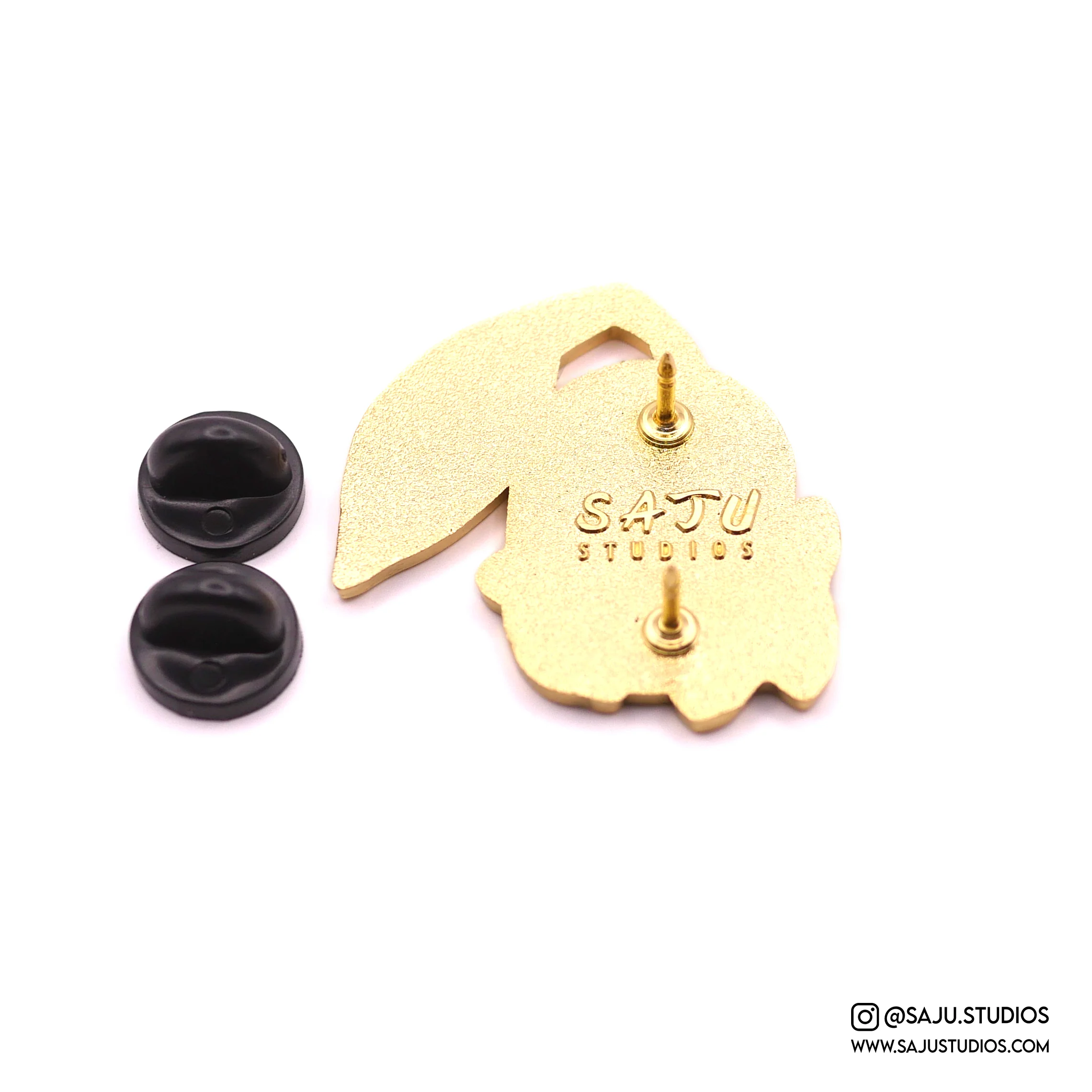 Grass/Leaf Enamel Pin - Image 2
