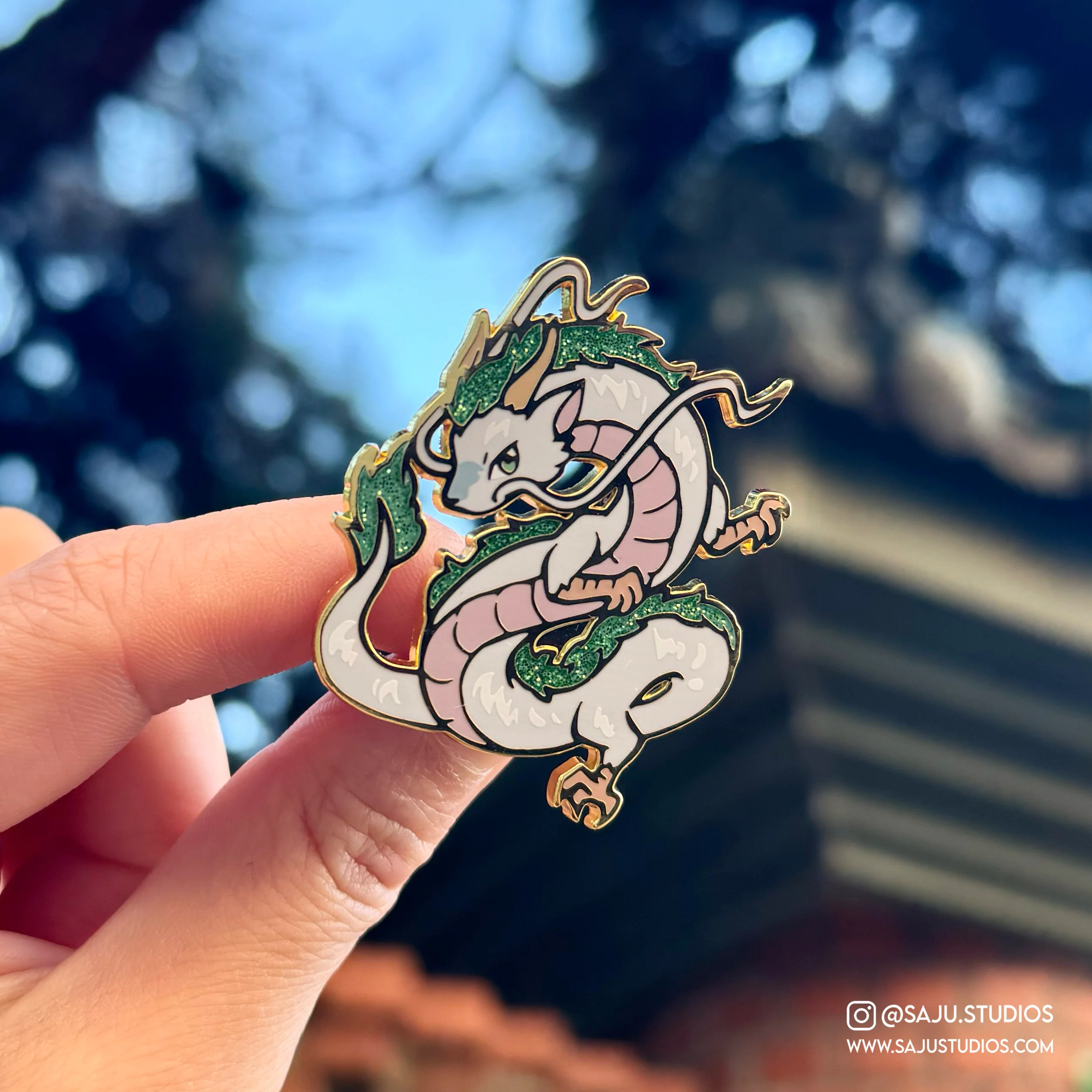 Haku Enamel Pin - Image 3