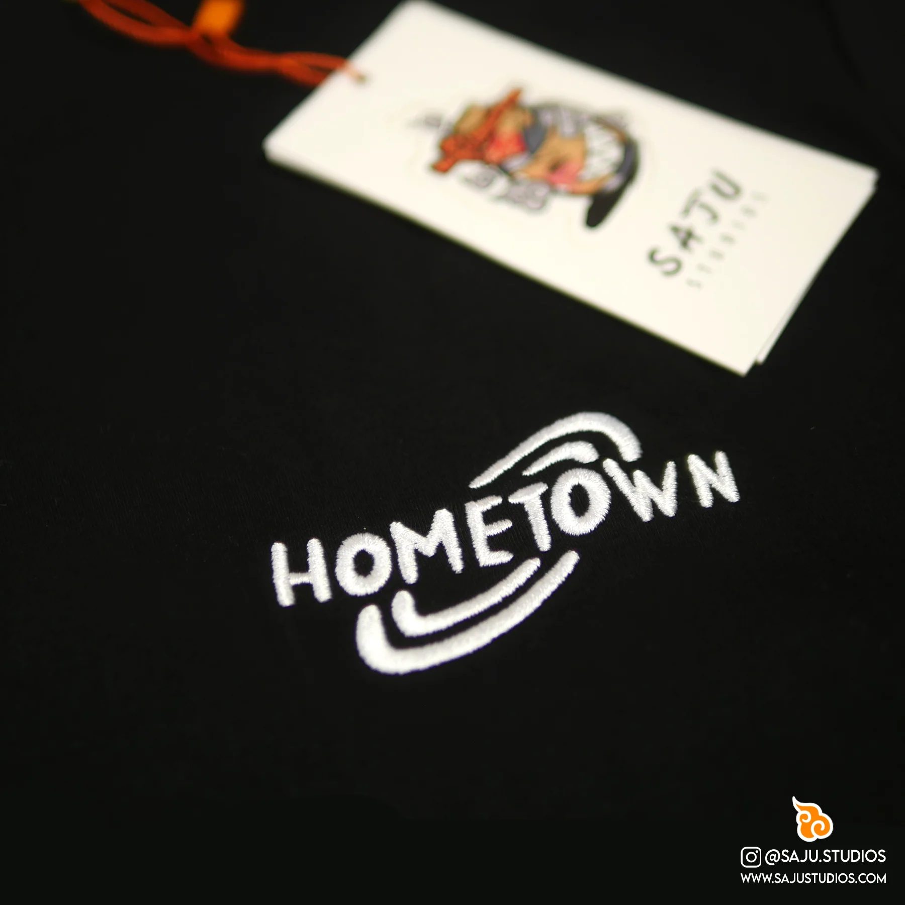 HOMETOWN Leaf Village Shirt [Embroidered & Double-Sided] - Image 4