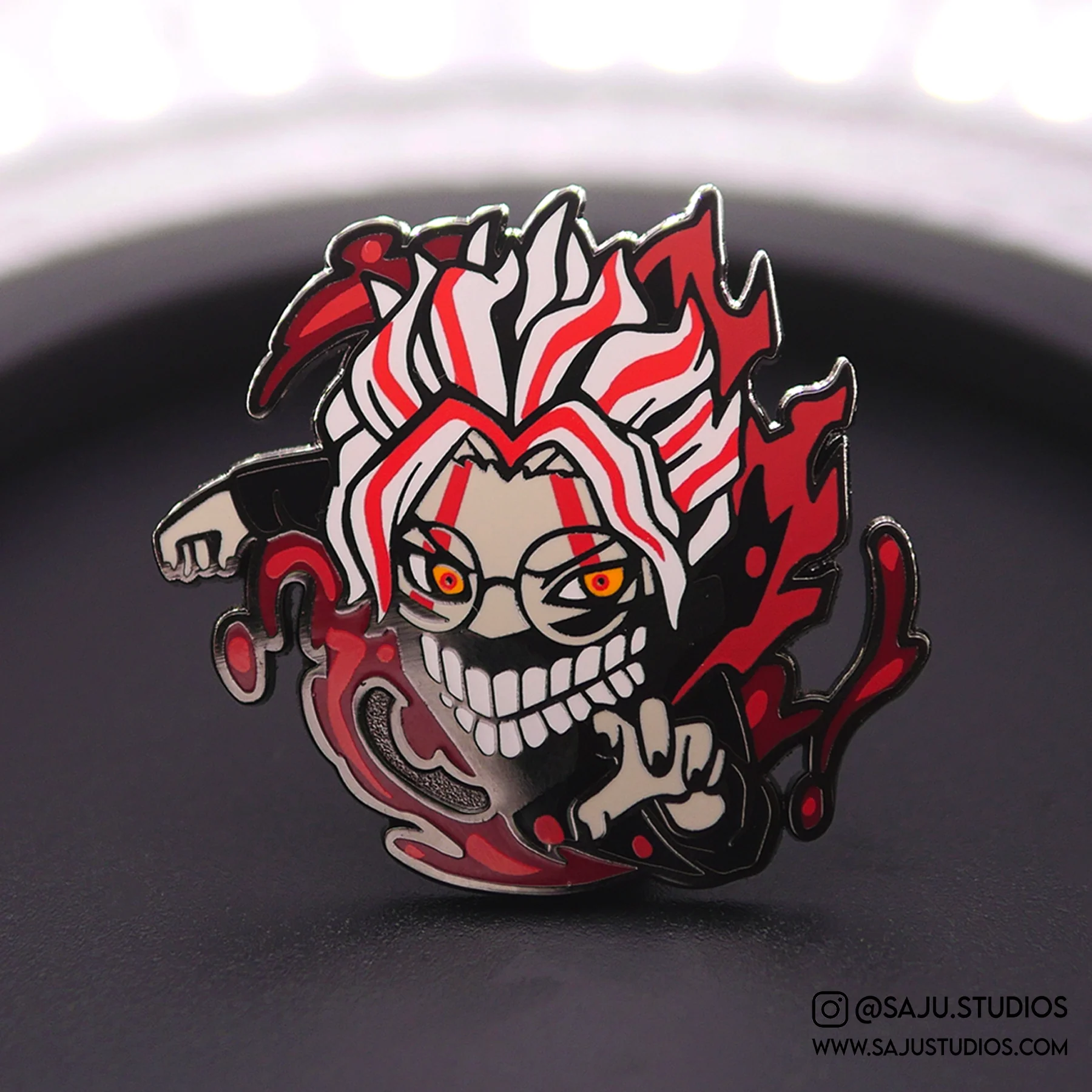 Okarun Enamel Pin - Image 2