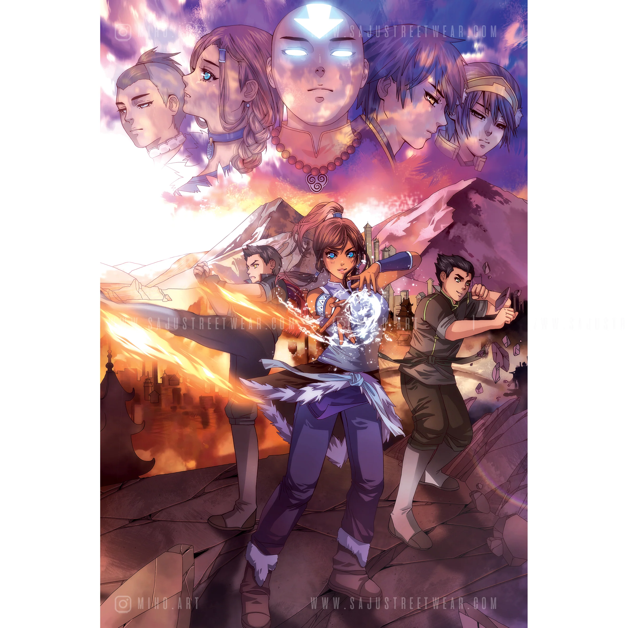 Korra & A:TLA Print - Image 2