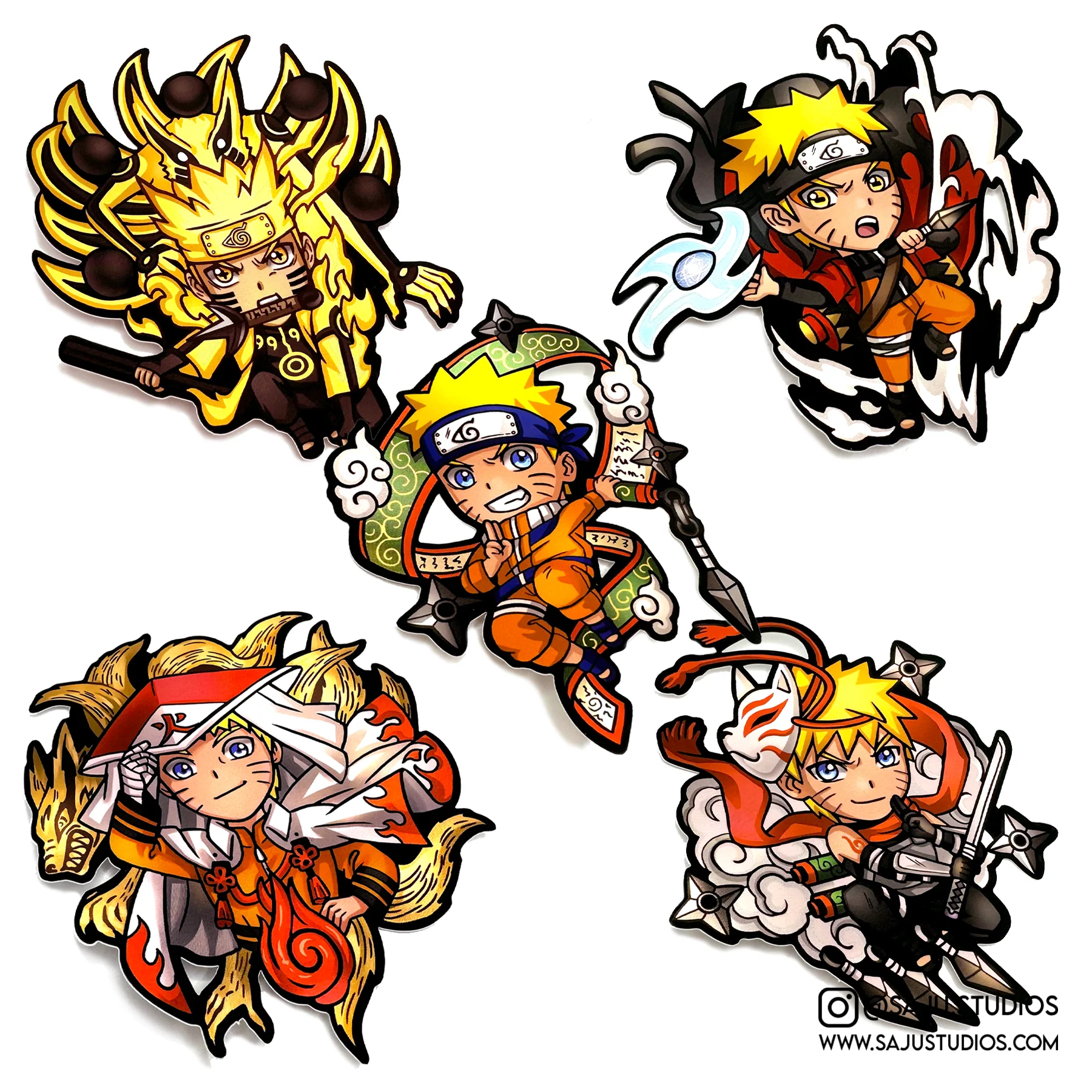 Ninja Hero Metallic Decals