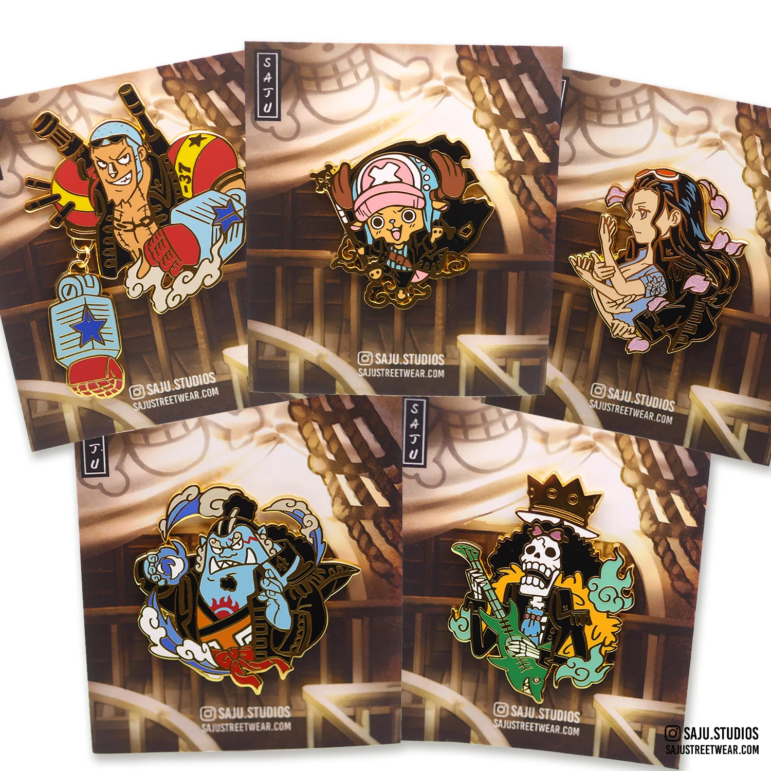 Pirate Crew Enamel Pins - Image 3