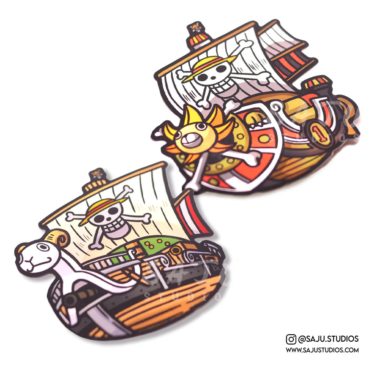 Pirate Ships Metallic Decals