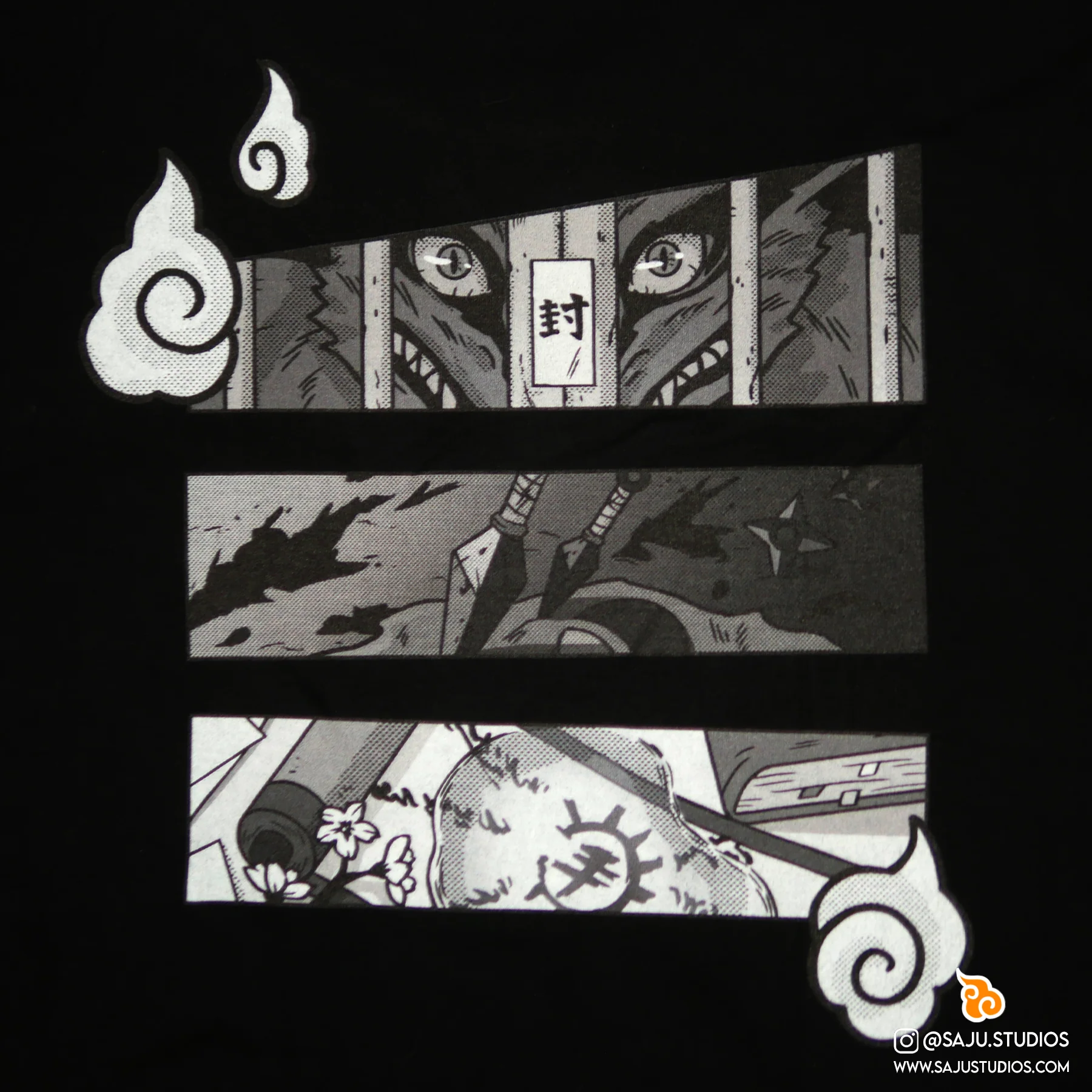 Shinobi's Story Shirt [Embroidered & Double-Sided] - Image 5