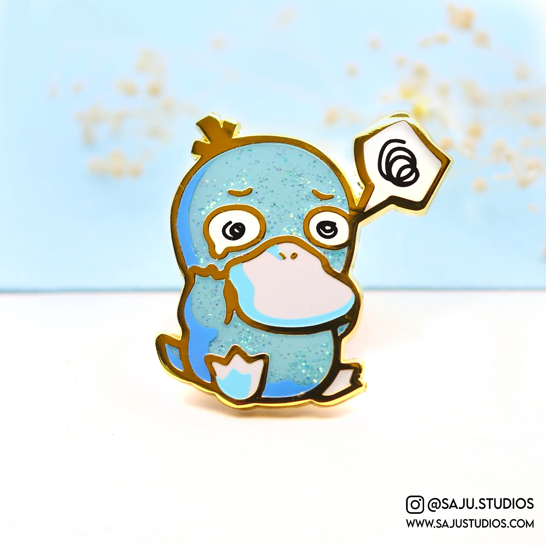 Shiny Duck Enamel Pin