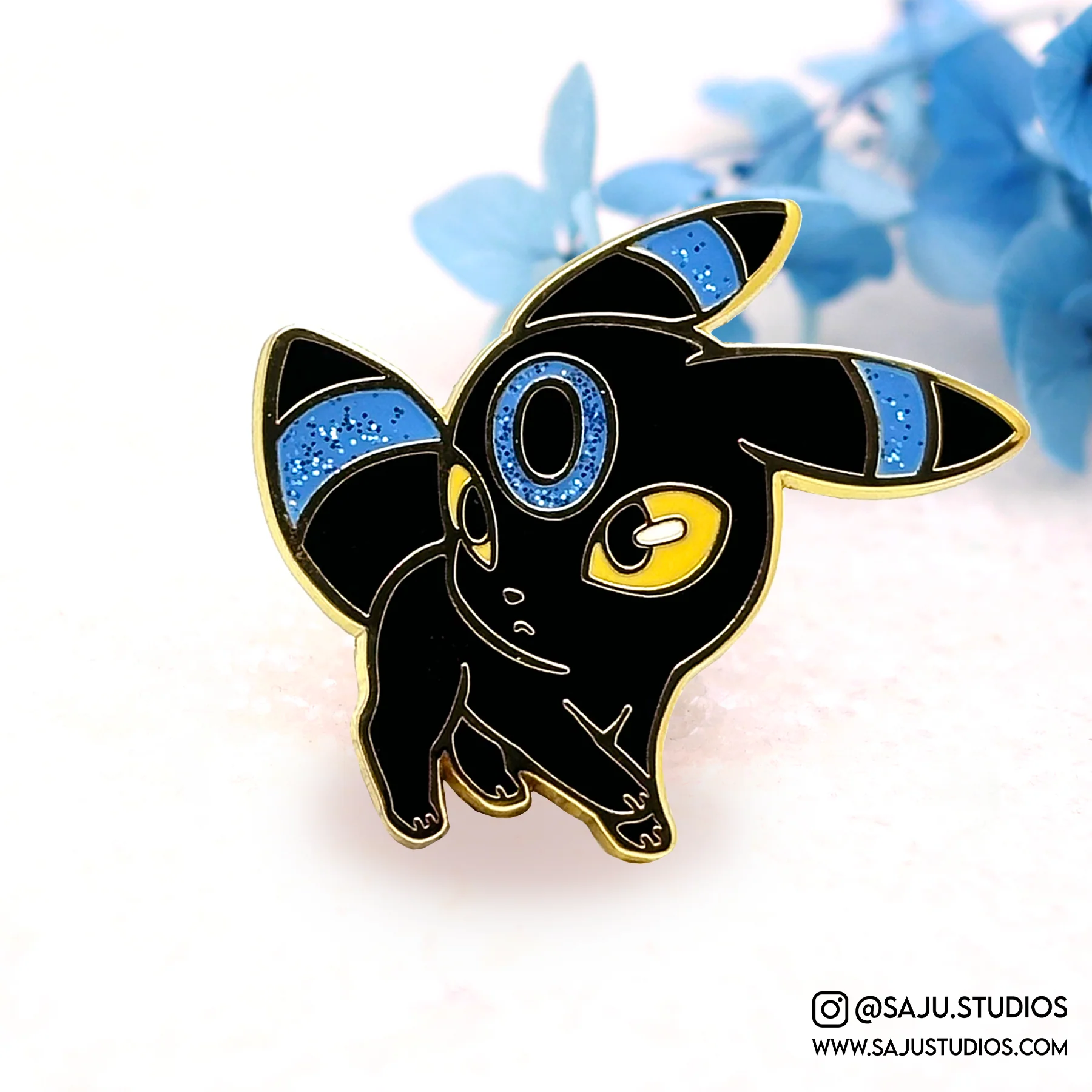 Shiny Moon Shard Enamel Pin