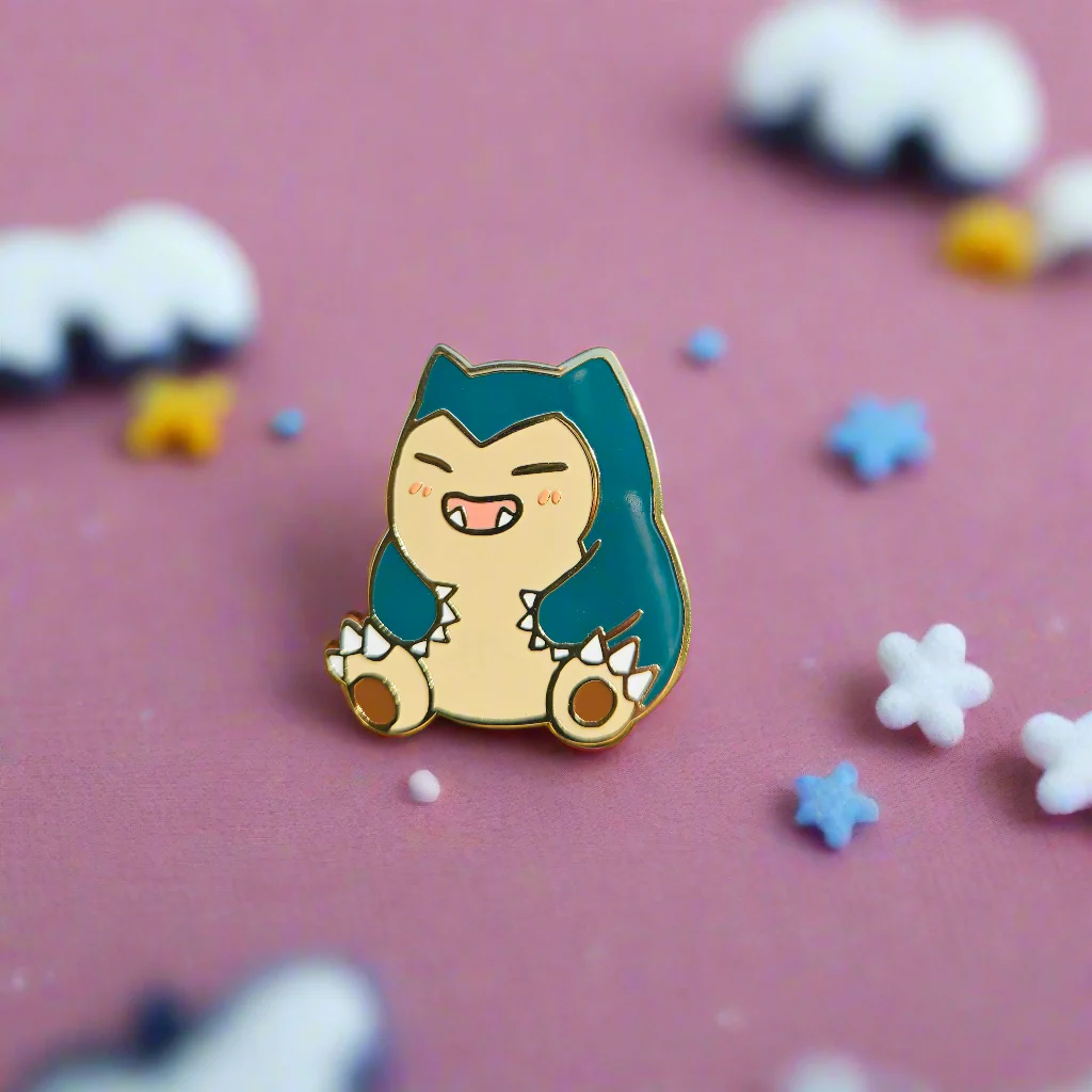 Sleeping Enamel Pin - Image 4