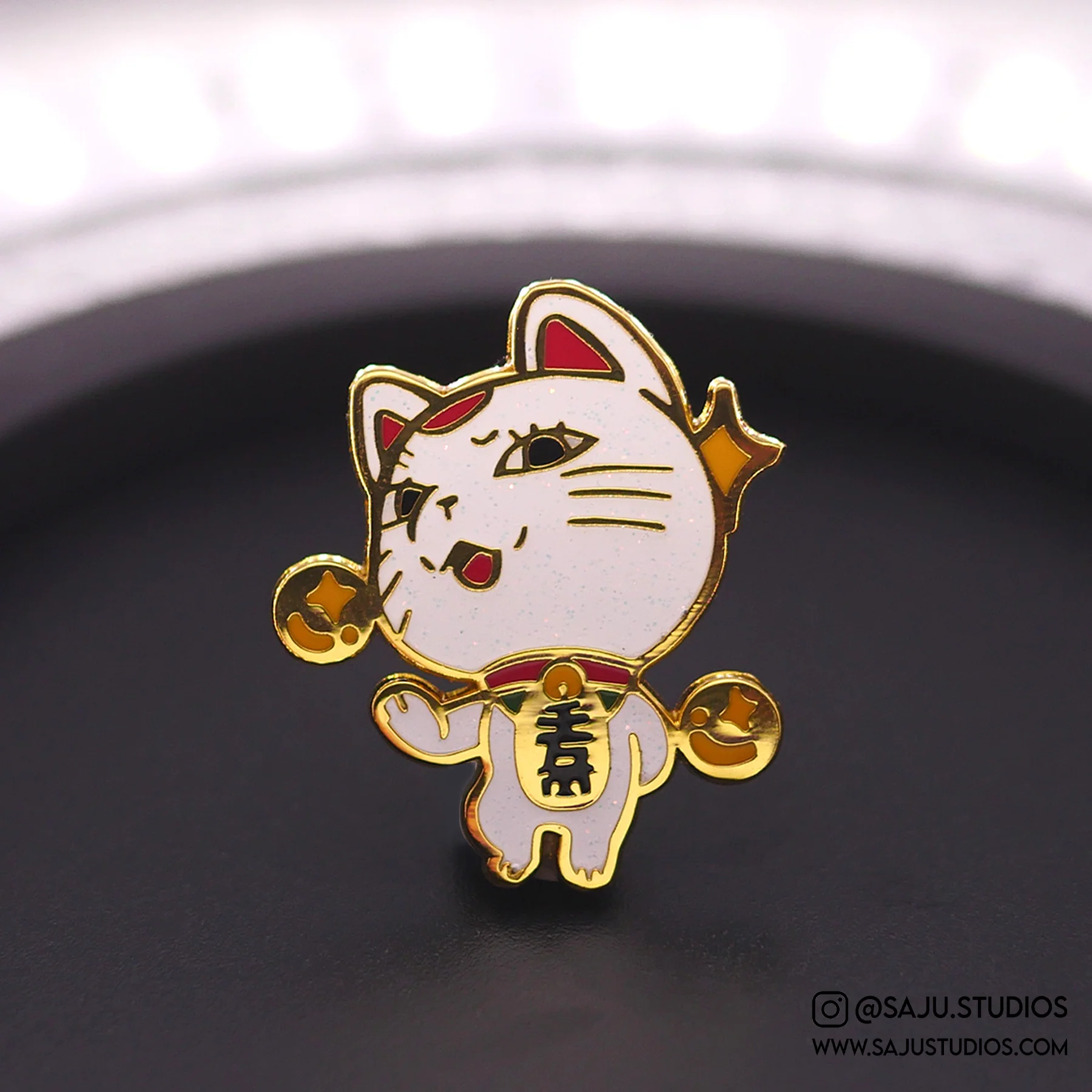 Turbo Cat Enamel Pin - Image 2