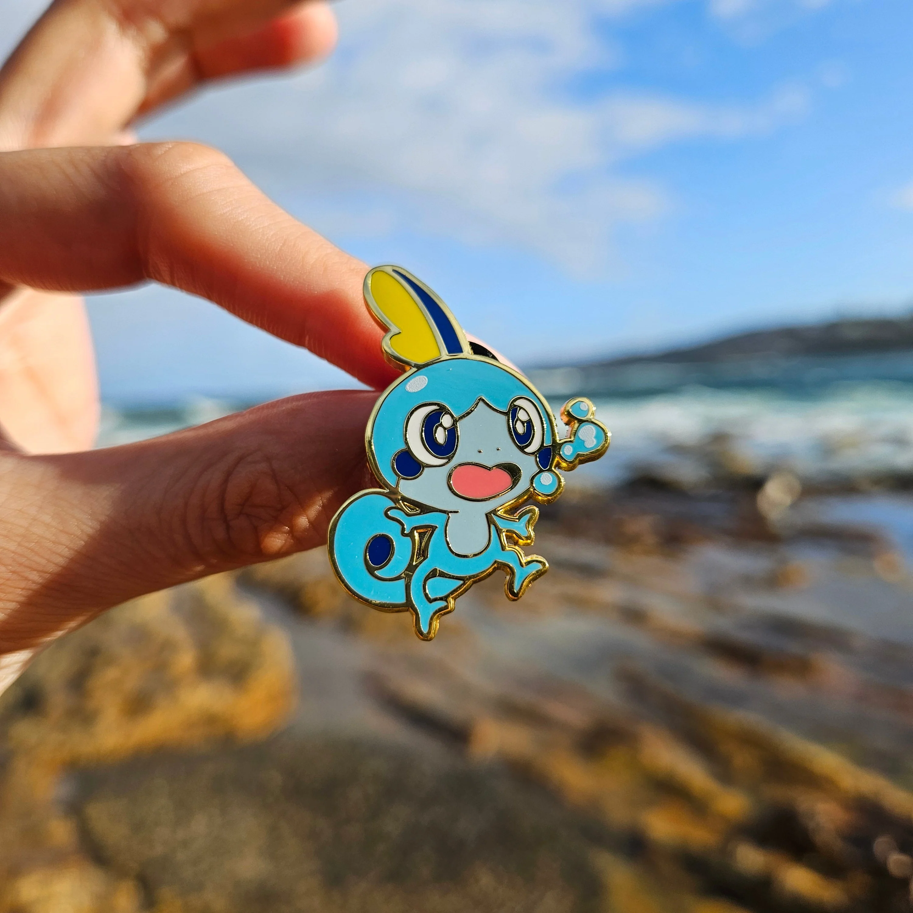 Water Lizard Enamel Pin - Image 3