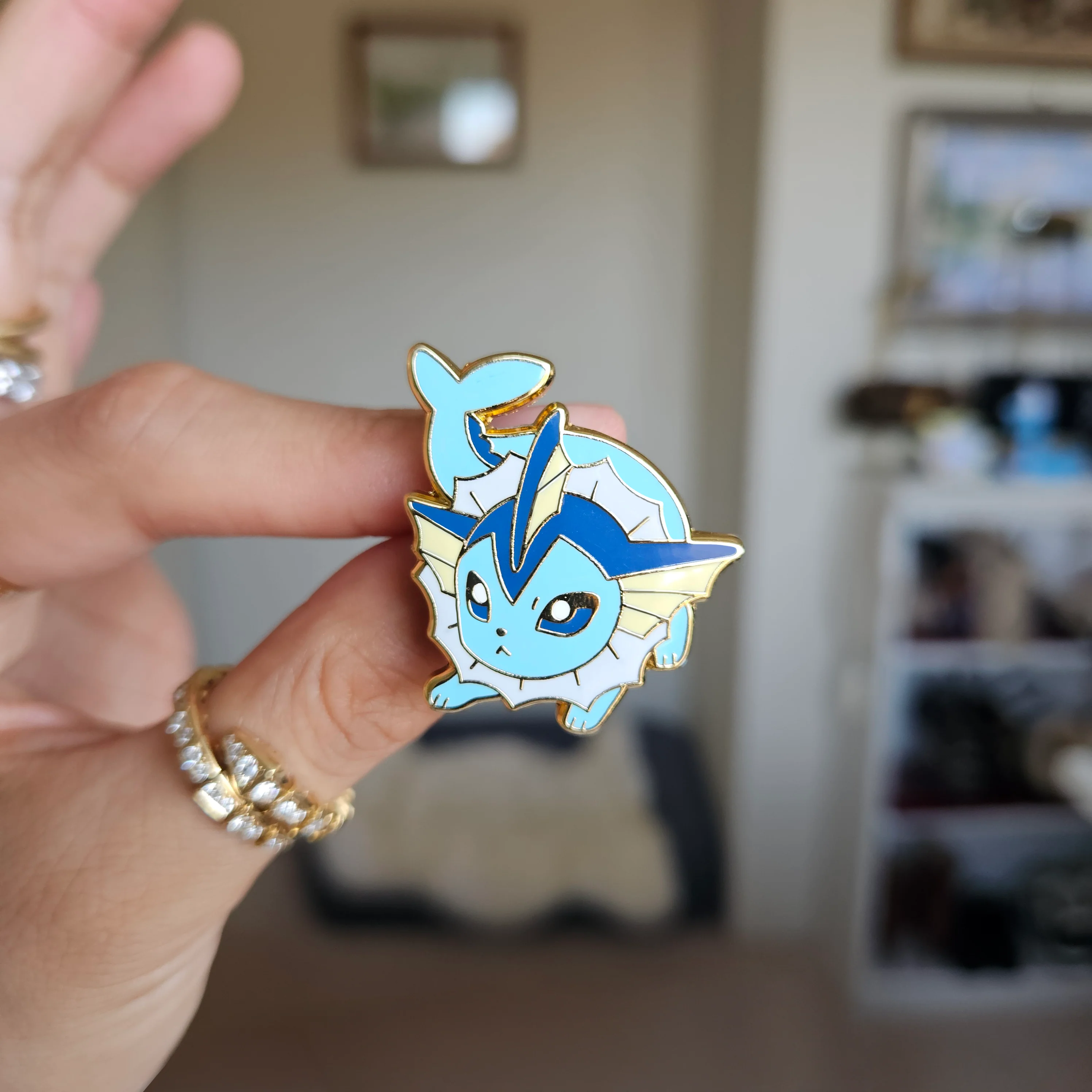 Water Stone Enamel Pin - Image 2